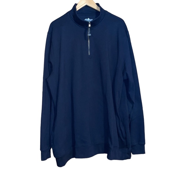 •CHARLES RIVER APPAREL•NWOT NAVY 1/4 ZIP PULLOVER SIZE 2XL - Picture 1 of 9
